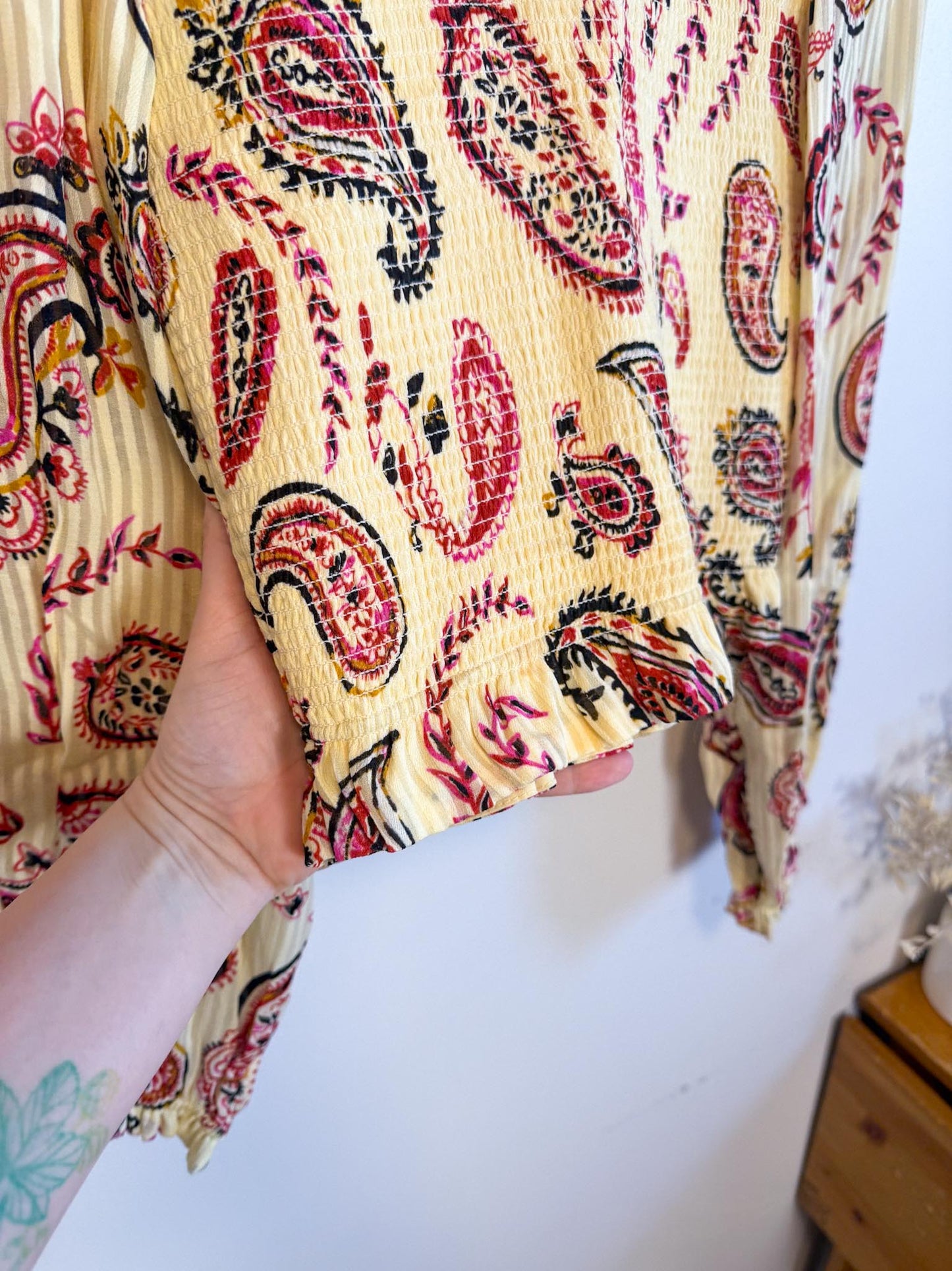 Wilfred "Tempest Blouse in Paisley Print" (Size S)