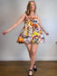 Anthropologie "Maeve Layered Bustier Romper in Italian Motif Print" (Size L/XL)