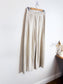 COS "Elasticated Pull On Wide Pinstriped Pants in Cream/Black" (Size S/M)