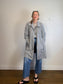 Everlane "The Gathered Drape Trench Coat in Grey" (Size S/M)