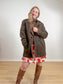 Vintage Danier Leather Coat in Brown (Size L)