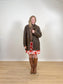 Vintage Danier Leather Coat in Brown (Size L)