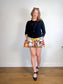Lisa Todd "Keep Em Guessing Cotton & Cashmere Sweater in Black" (Size L)