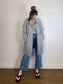 Everlane "The Gathered Drape Trench Coat in Grey" (Size S/M)