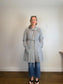Everlane "The Gathered Drape Trench Coat in Grey" (Size S/M)