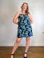 Anthropologie Beach Riot "Tayla Mini Dress in Blue/Black Floral" NWT (Size XL)