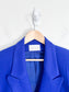 Vintage Wool Blazer in Sapphire Blue (Size XL)