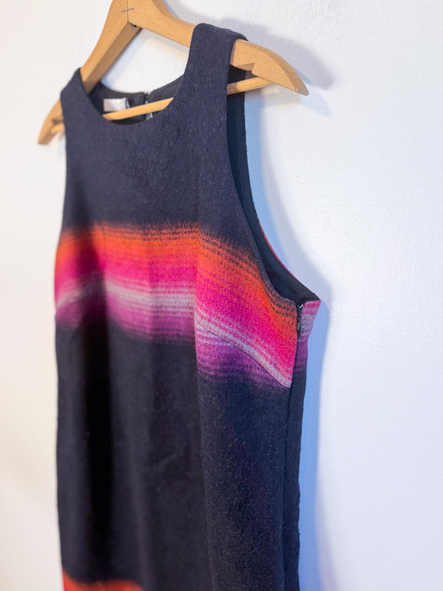 Promod Flannel Colourblock Sleeveless Dress (Size M)