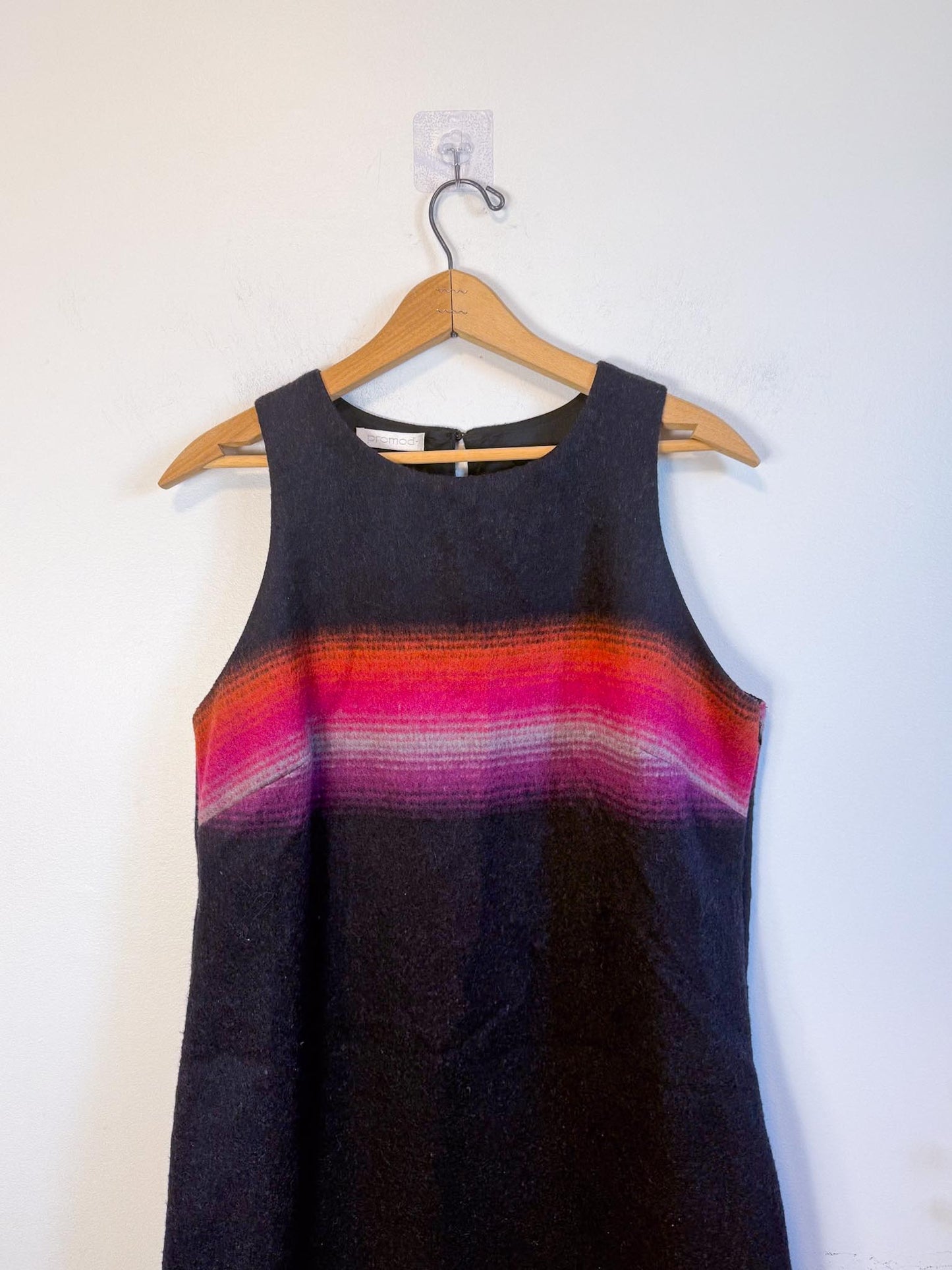 Promod Flannel Colourblock Sleeveless Dress (Size M)