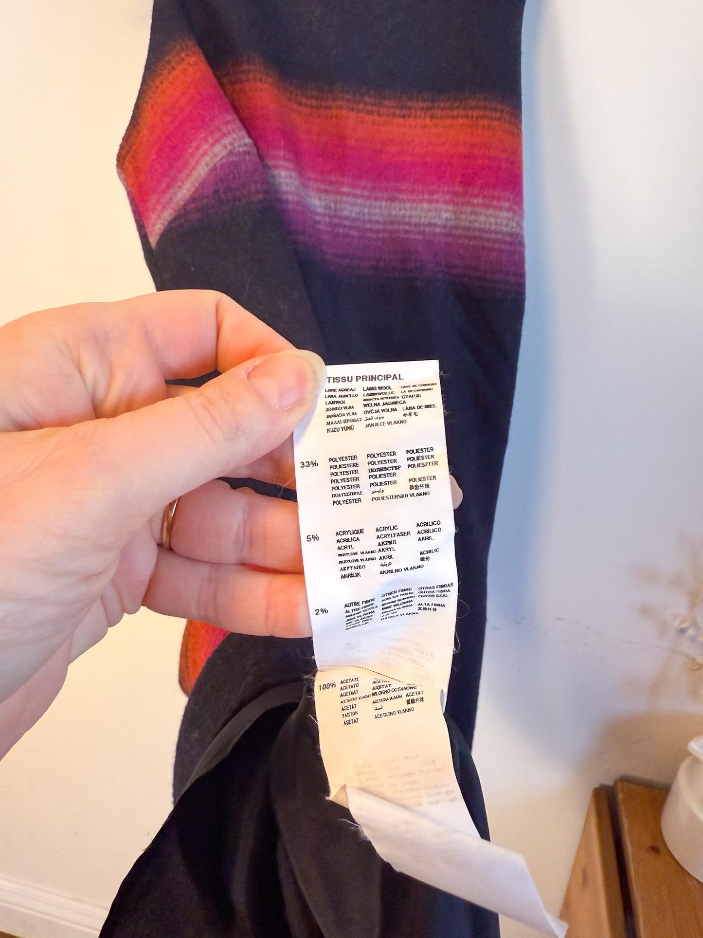 Promod Flannel Colourblock Sleeveless Dress (Size M)