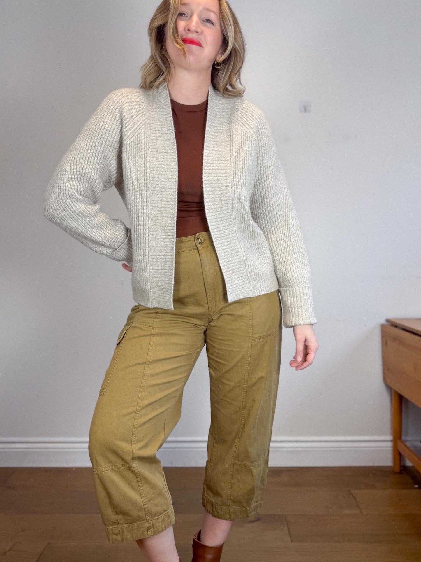 Abercrombie & Fitch Chunky Knit Cardigan (Size M)