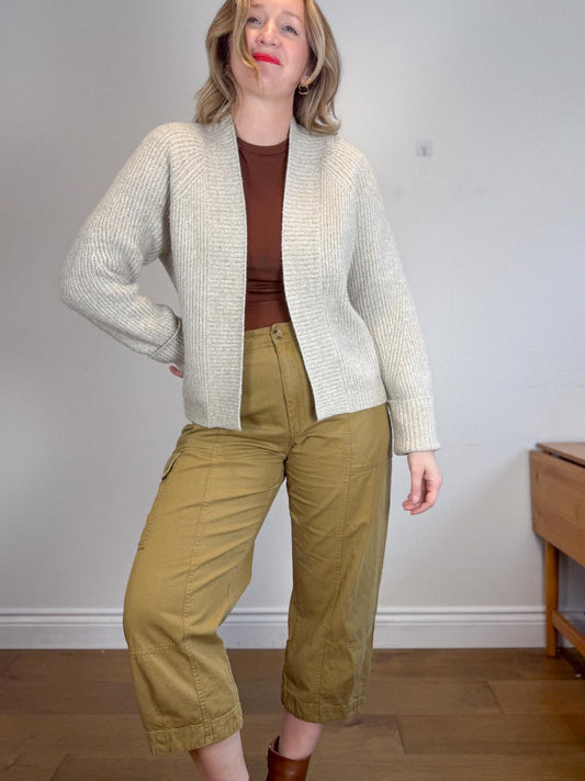 Abercrombie & Fitch Chunky Knit Cardigan (Size M)