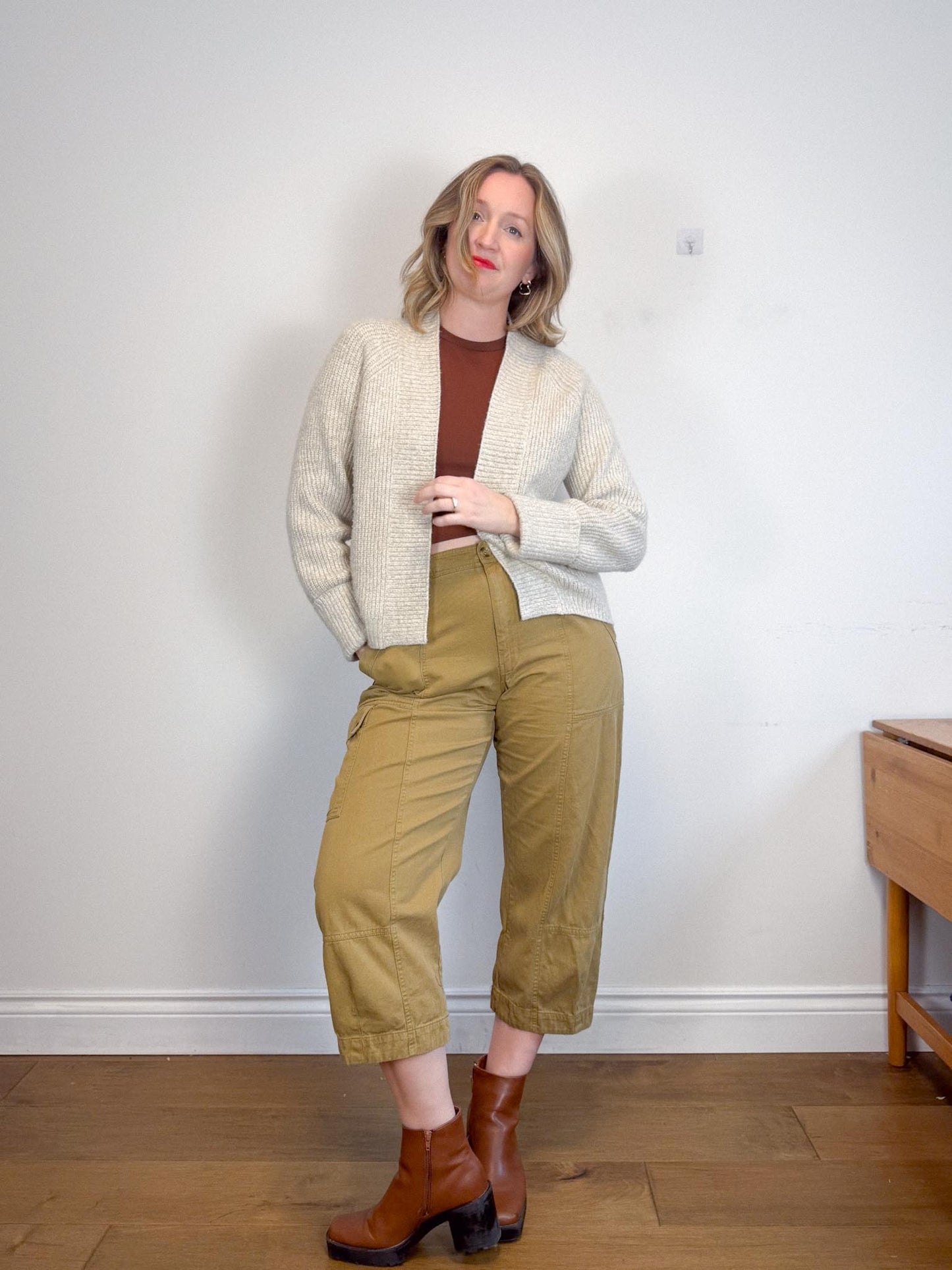 Abercrombie & Fitch Chunky Knit Cardigan (Size M)