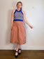 Wilfred Taffeta Midi Skirt in Rose (Size M)