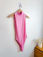 Heron Preston Designer Viscose Bodysuit in Pink (Size XS/S)