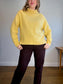 Wilfred Cashmere Turtleneck Sweater in Butter Yellow (Size L)