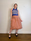 Wilfred Taffeta Midi Skirt in Rose (Size M)