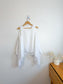 COS White Sleeveless Blouse with Asymetrical Wings (Size XS/S)