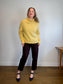 Wilfred Cashmere Turtleneck Sweater in Butter Yellow (Size L)