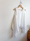 COS White Sleeveless Blouse with Asymetrical Wings (Size XS/S)