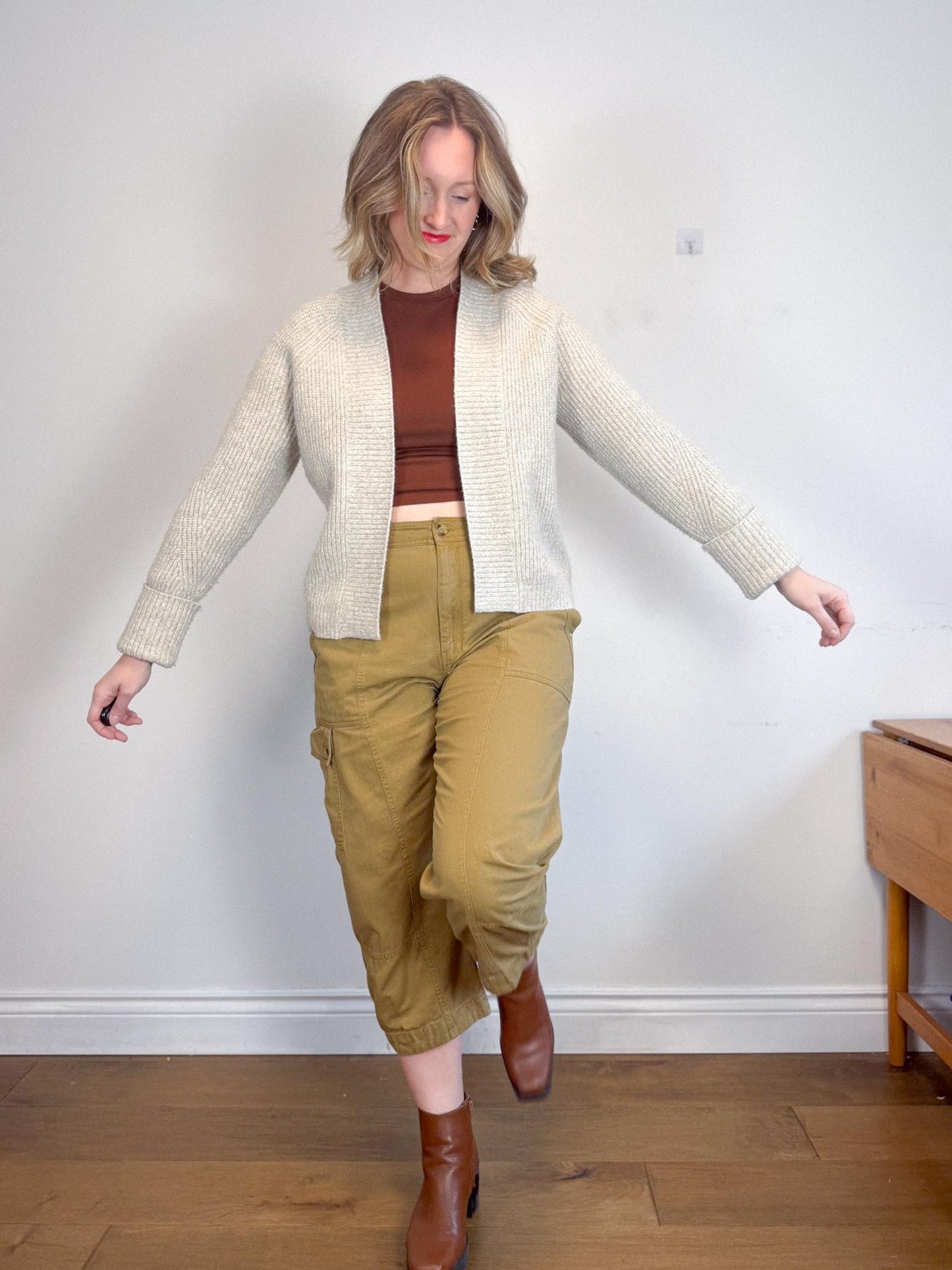 Abercrombie & Fitch Chunky Knit Cardigan (Size M)