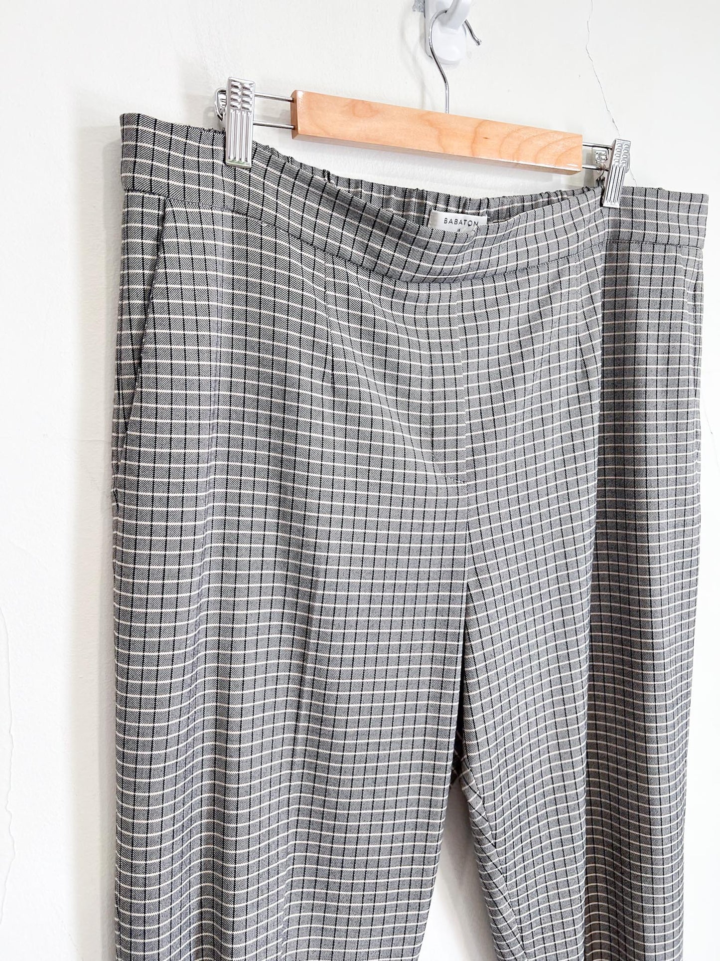 Babaton "Conan Tapered Pants in Plaid" (Size 16)