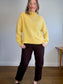 Wilfred Cashmere Turtleneck Sweater in Butter Yellow (Size L)