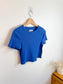 Everlane "The ’90s Rib Tee in Blue" (Size M)