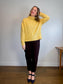 Wilfred Cashmere Turtleneck Sweater in Butter Yellow (Size L)