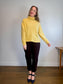 Wilfred Cashmere Turtleneck Sweater in Butter Yellow (Size L)