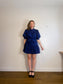 Lauren Ralph Lauren Cotton Poplin Dress in Navy (Size M/L)