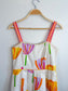 Vintage Molly B. Made in the USA White Tulip Floral Dress (Size S/M)
