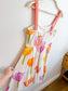Vintage Molly B. Made in the USA White Tulip Floral Dress (Size S/M)