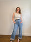 Vintage 90s Laurence Kagan Silk Bejeweled Sleeveless Top (Size M/L)