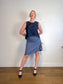 ALLSAINTS Dark Wash Blomm Denim Sleeveless Top (Size M)