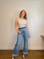Vintage 90s Laurence Kagan Silk Bejeweled Sleeveless Top (Size M/L)
