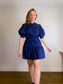 Lauren Ralph Lauren Cotton Poplin Dress in Navy (Size M/L)
