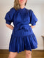 Lauren Ralph Lauren Cotton Poplin Dress in Navy (Size M/L)