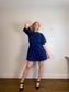 Lauren Ralph Lauren Cotton Poplin Dress in Navy (Size M/L)