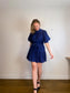 Lauren Ralph Lauren Cotton Poplin Dress in Navy (Size M/L)