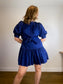 Lauren Ralph Lauren Cotton Poplin Dress in Navy (Size M/L)