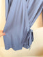 Everlane "The Japanese GoWeave Long-Sleeve Mini Wrap Dress in Blue" (Size S/M)