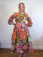 KAELA KAY Slow Fashion Long Sleeve Midi Dress NWT (Size M/L)