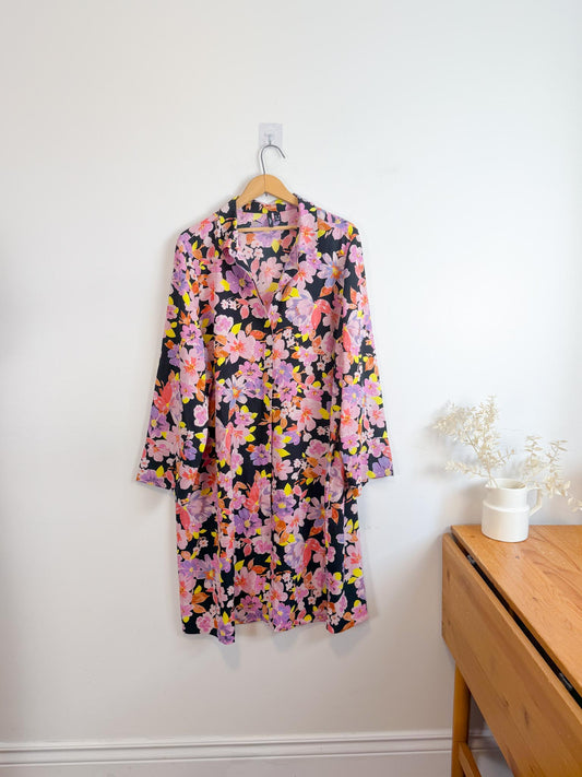Vero Moda Floral Shirt Dress (Size XL)