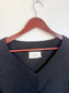 Wilfred "Belize Oversized V-neck Merino Wool Sweater in Black" (Size M/L)