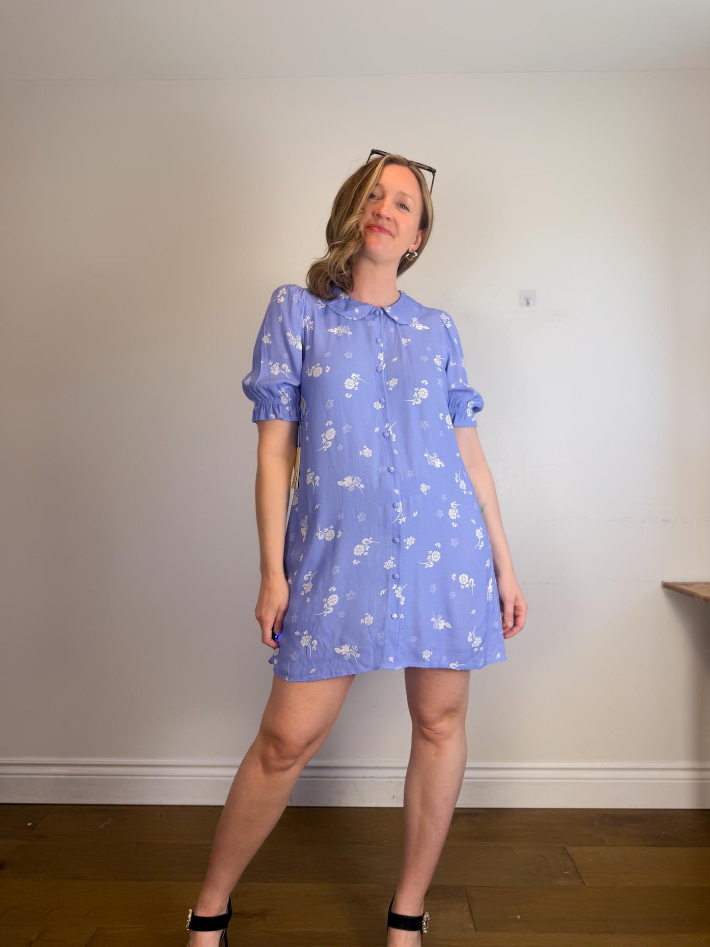 Wilfred "Poppins Dress in Periwinkle" NWT (Size M)