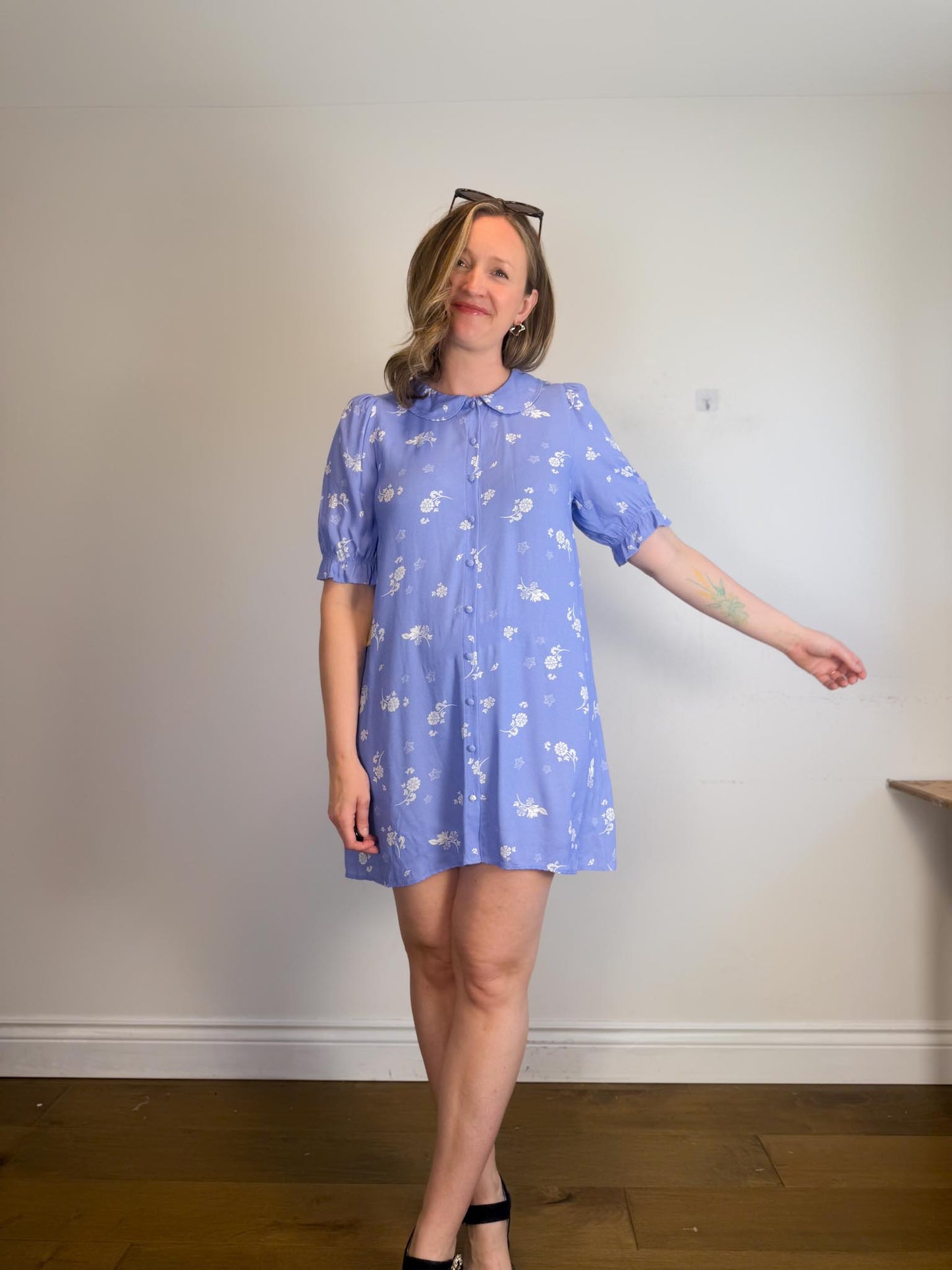 Wilfred "Poppins Dress in Periwinkle" NWT (Size M)