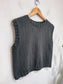 Handmade Sweater Vest in Grey (Size M/L)