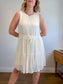 Banana Republic Tiered Mini Dress in White (Size L)