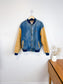 Vintage Denim Varsity Jacket (Size M/L)